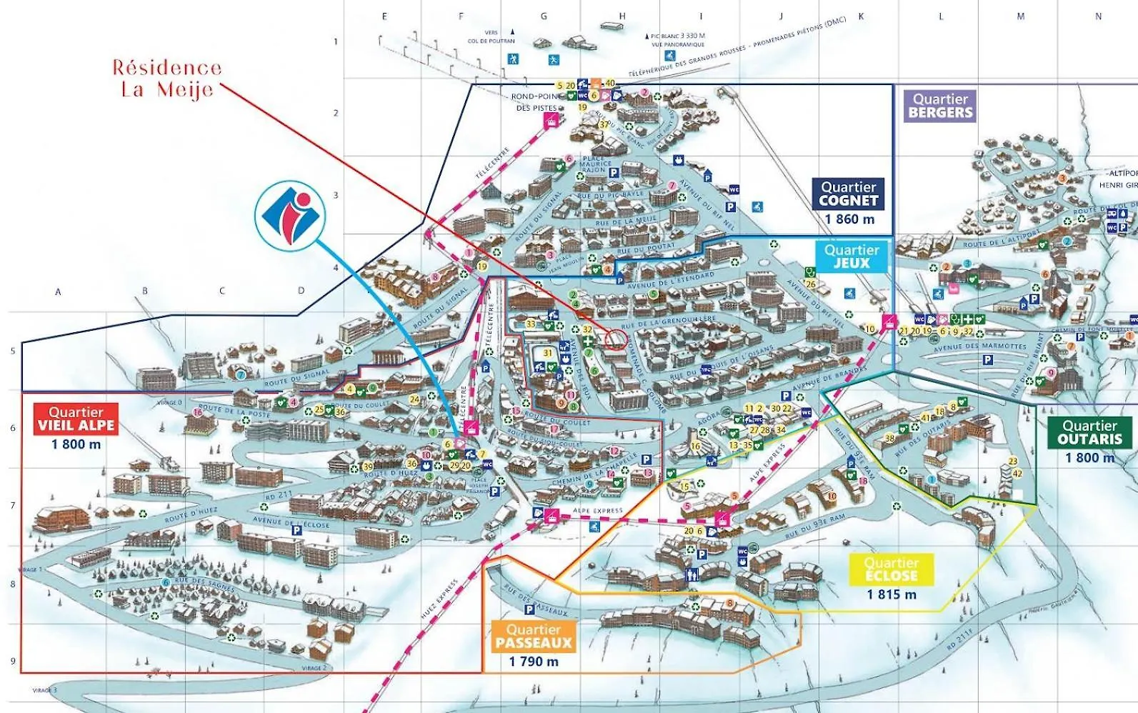 Homency - Residence La Meije 5 Alpe d'Huez 0*,